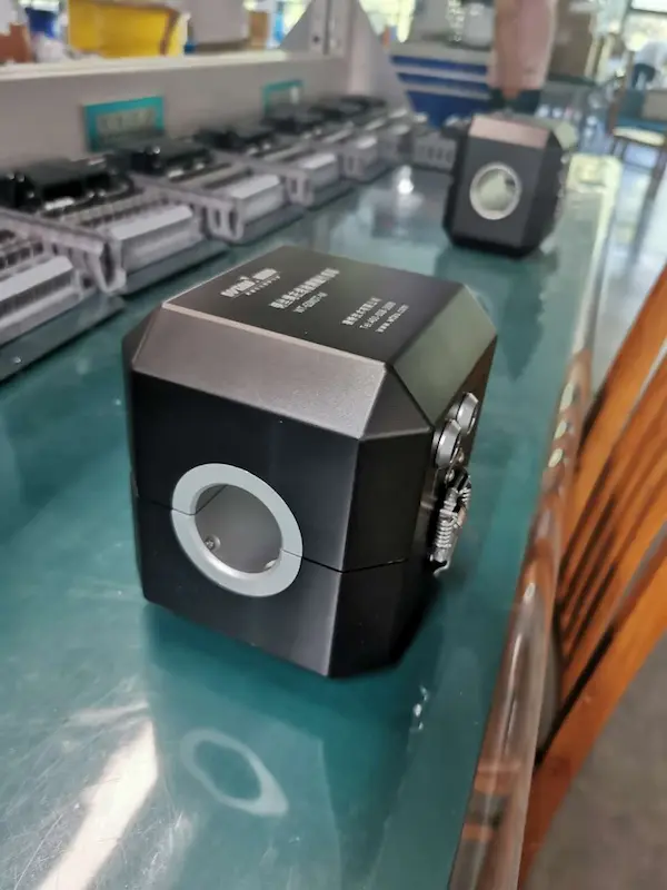 Sensor of non-destructive testing system for steel wire ropes