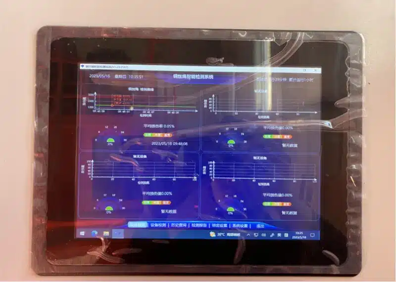 Wudongde la Estación de energía Hidroeléctrica instalada micro-especial de la cuerda de alambre no destructivo equipo de monitoreo