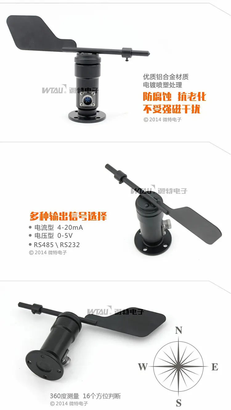 SC/FX sensor de dirección de viento