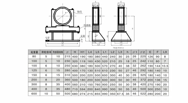 Large-tonnage sensor