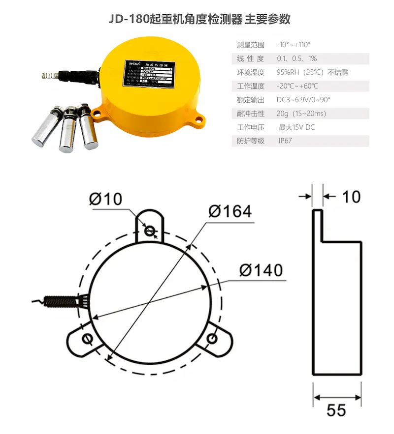 JD-180 type Angle detector