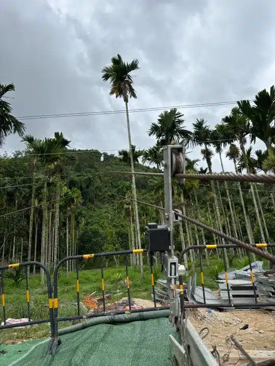 Micro-special transportation cableway monitoring system on-demand on-site 1