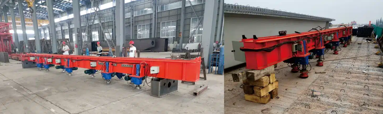 架桥机自动调平系统