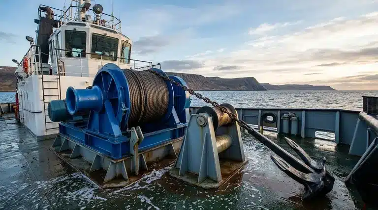 Monitoring system of anchoring machine and winch machine (WT-SHL type)