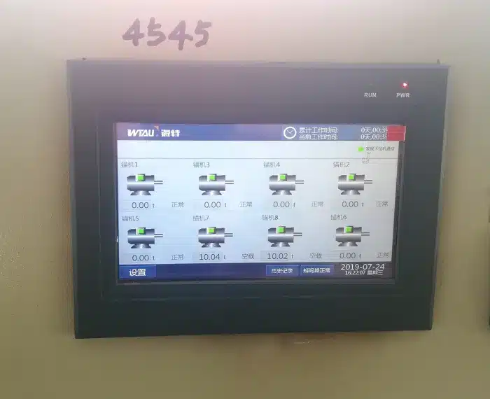 La pantalla del medidor