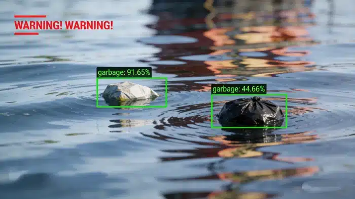 River Floating Object AI Visual Recognition Customized Solution