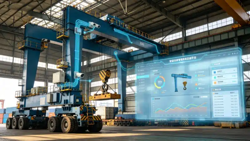 Intelligent de fonctionnement et de maintenance du système de gestion pour de grandes grues